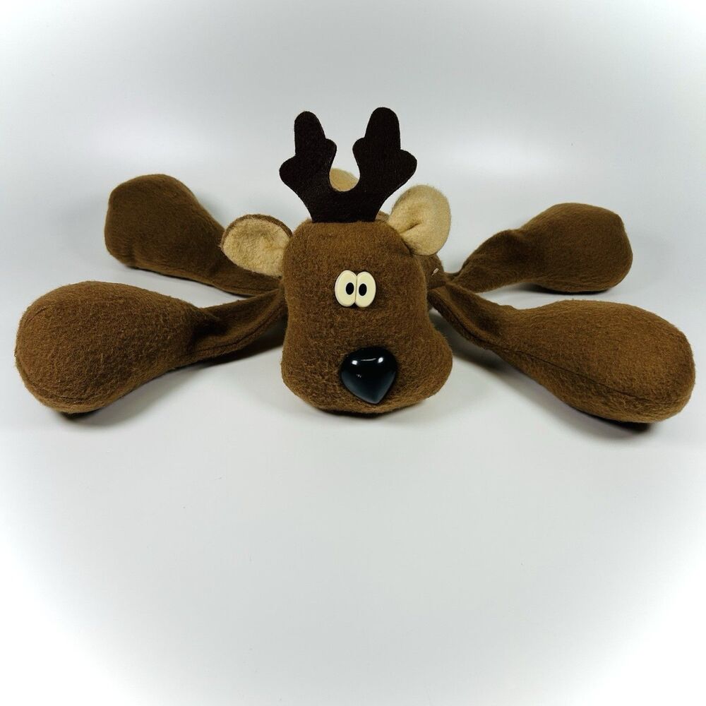 Vintage Hallmark Rodney Reindeer Large Plush Toy Stuffed Animal Christmas 19”